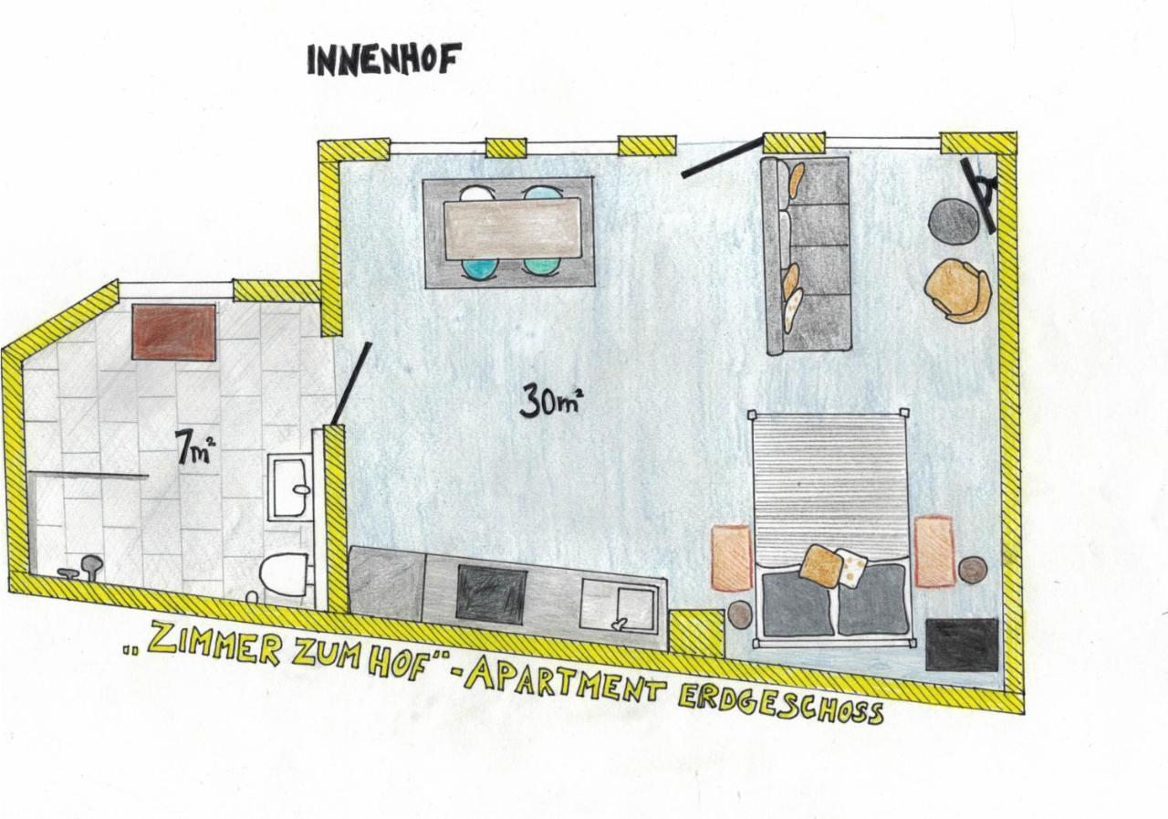 Das Gelbe Haus - Drei Besondere Ferienwohnungen Flensburg Bagian luar foto